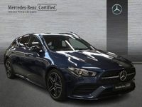 Usado Mercedes CLA200 Shooting Brake AMG line 150 CV (110 kW) 2023 Azul denim Familiar