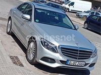 Usado Mercedes C200 136 CV (100 kW) 2015 Gris / plata Berlina