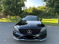 Usado Mercedes C220 AMG line 170 CV (125 kW) 2016 Negro Coupe