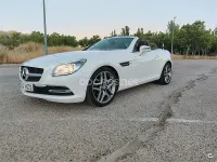 Usado Mercedes SLK200 184 CV (135 kW) 2014 Blanco Descapotable