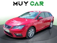 Usado Seat Leon ST Style 131 CV (96 kW) 2020 Rojo Familiar
