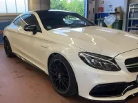 Usado Mercedes C63S AMG 510 CV (375 kW) 2017 Blanco Coupe