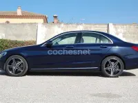 Usado Mercedes C300 AMG line 231 CV (169 kW) 2015 Azul Berlina