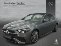 Usado Mercedes C220 AMG line 200 CV (147 kW) 2022 Gris selenita Berlina