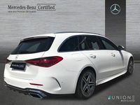 Usado Mercedes C220 AMG line 200 CV (147 kW) 2024 Blanco polar