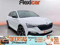 Usado Skoda Scala Monte Carlo 150 CV (110 kW) 2023 Blanco Utilitario