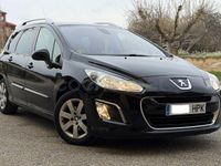 Usado Peugeot 308 SW Access 112 CV (82 kW) 2013 Negro Familiar
