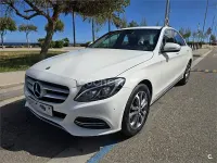 Usado Mercedes C220 Avantgarde 170 CV (125 kW) 2014 Blanco Berlina