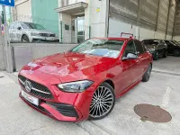 Usado Mercedes C220 200 CV (147 kW) 2022 Rojo Berlina