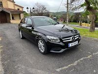 Usado Mercedes C200 Elegance 136 CV (100 kW) 2015 Negro Familiar