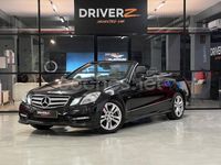 Usado Mercedes E220 Avantgarde 170 CV (125 kW) 2012 Negro Descapotable