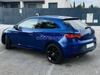 Usado Seat Leon FR 125 CV (91 kW) 2018 Azul Berlina