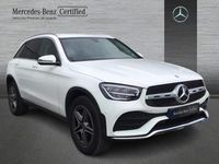 Usado Mercedes GLC300e AMG line 306 CV (225 kW) 2021 Blanco