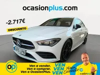 Usado Mercedes CLA200 150 CV (110 kW) 2021 Blanco Coupe