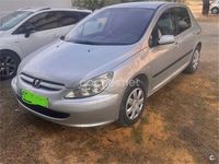 Usado Peugeot 307 90 CV (66 kW) 2002 Gris / plata Berlina