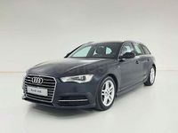 Usado Audi A6 S-Line 190 CV (139 kW) 2015 Azul Familiar
