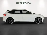 Usado Skoda Scala Monte Carlo 110 CV (80 kW) 2022 Blanco Utilitario