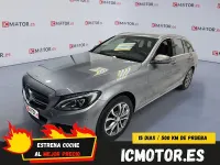 Usado Mercedes C350e Avantgarde 279 CV (205 kW) 2016 Gris / plata Familiar