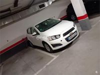Usado Chevrolet Aveo LT 100 CV (73 kW) 2012 Blanco Berlina
