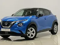Usado Nissan Juke N-Connecta 114 CV (83 kW) 2021 Carroceria bitono magnetic blue midnight black SUV