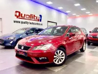 Usado Seat Leon Style 110 CV (80 kW) 2018 Granate Berlina