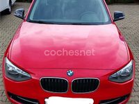 Usado BMW 114 Sport Line 102 CV (75 kW) 2012 Rojo Utilitario