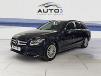 Usado Mercedes C200 136 CV (100 kW) 2016 Azul Familiar