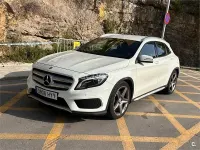 Usado Mercedes GLA220 AMG line 170 CV (125 kW) 2014 Blanco SUV