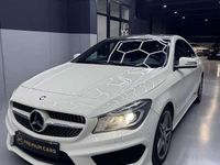 Usado Mercedes CLA220 AMG line 170 CV (125 kW) 2014 Blanco Berlina