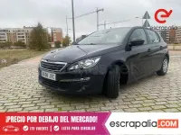 Usado Peugeot 308 Access 100 CV (73 kW) 2016 Negro Berlina