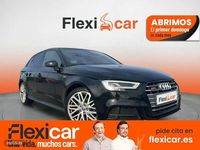 Usado Audi A3 S-Line 150 CV (110 kW) 2017 Negro Berlina