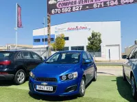 Usado Chevrolet Aveo LT 75 CV (55 kW) 2012 Azul Utilitario