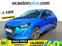 Usado Peugeot 208 Allure 102 CV (75 kW) 2023 Azul Utilitario
