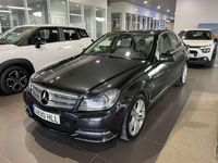 Usado Mercedes C220 Avantgarde 170 CV (125 kW) 2012 Negro Berlina