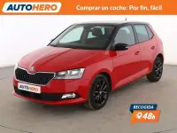 Usado Skoda Fabia Ambition 95 CV (69 kW) 2019 Rojo Utilitario