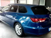 Usado Seat Leon Xperience 110 CV (80 kW) 2015 Azul Familiar