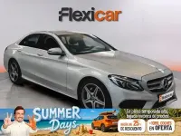 Usado Mercedes C220 AMG line 170 CV (125 kW) 2017 Gris Berlina
