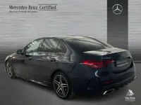 Usado Mercedes C220 AMG line 200 CV (147 kW) 2021 Azul cavansita Berlina