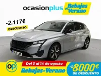 Usado Peugeot 308 Allure 130 CV (95 kW) 2022 Gris / plata Berlina