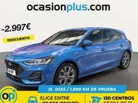 Usado Ford Focus ST-Line 125 CV (91 kW) 2023 Azul Utilitario