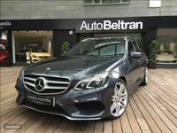 Usado Mercedes E350 Elegance 258 CV (189 kW) 2014 Negro Familiar