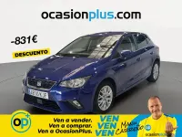 Usado Seat Ibiza Style 95 CV (69 kW) 2018 Azul Utilitario