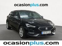 Usado Seat Leon FR 130 CV (95 kW) 2022 Negro Berlina