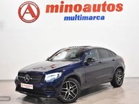 Usado Mercedes GLC350 AMG line 258 CV (189 kW) 2017 Azul Coupe