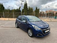 Usado Peugeot 208 Style 82 CV (60 kW) 2017 Azul Utilitario