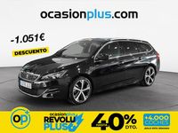 Usado Peugeot 308 GT-line 150 CV (110 kW) 2016 Negro Familiar