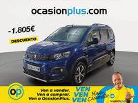 Usado Peugeot Rifter GT-line 100 CV (73 kW) 2019 Azul Monovolumen