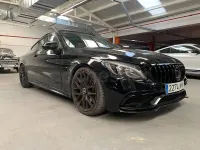Usado Mercedes C250 AMG line 204 CV (150 kW) 2016 Negro Coupe
