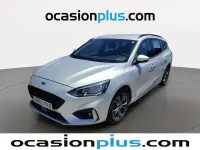 Usado Ford Focus ST-Line 125 CV (91 kW) 2019 Gris plata Utilitario