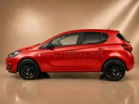 Usado Opel Corsa Selective 90 CV (66 kW) 2017 Rojo Utilitario